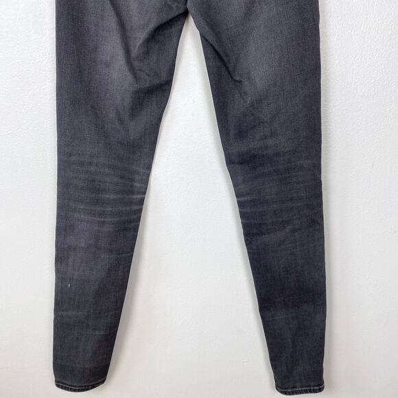 Levi's Mile High Super Skinny Black Skinny Jeans High Rise Closet Basic Size 28 - Picture 9 of 11